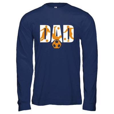 Soccer Dad Father's Day-T-Shirt & Hoodie-Long Sleeve T-Shirt-Navy