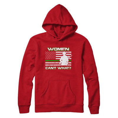 Women Can't What Soldier Warrior-T-Shirt & Hoodie-Pullover Hoodie-Red