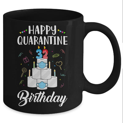 32th Birthday Gift Idea 1989 Happy Quarantine Birthday Mug-Coffee Mug-Mug-Black