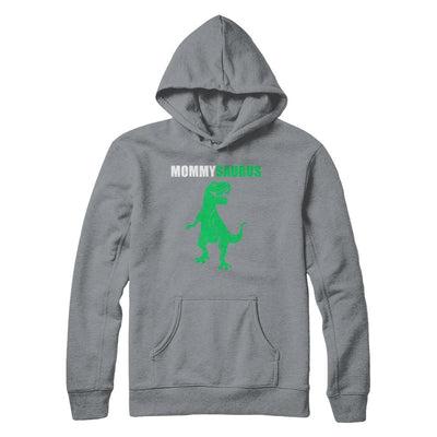 Mommysarus Funny Dinosaur First Time Mom Mothers Day-T-Shirt & Hoodie-Hanes - Heavyweight Pullover Hoodie-Light Steel