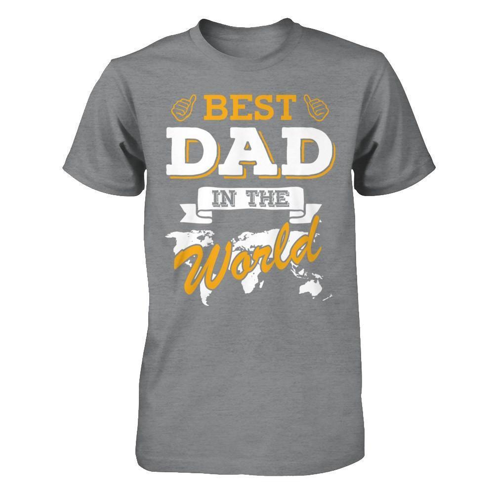 Best Dad In The World-T-Shirt & Hoodie-Classic T-Shirt-Sport Grey