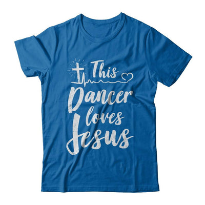 This Dancer Loves Jesus Christian Dance-T-Shirt & Hoodie-Classic T-Shirt-Royal
