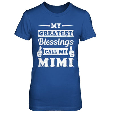 My Greatest Blessings Call Me Mimi-T-Shirt & Hoodie-Women's T-Shirt-Royal