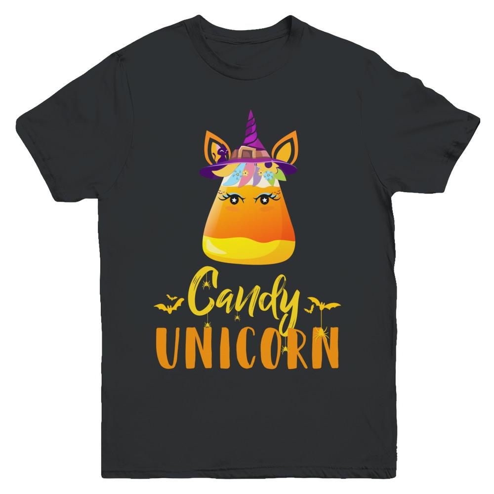 Candy Corn Unicorn Halloween Unicorn For Girls Youth