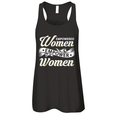 Empowered Women Empower Women-T-Shirt & Tank Top-Women's Flowy Racerback Tank-Black