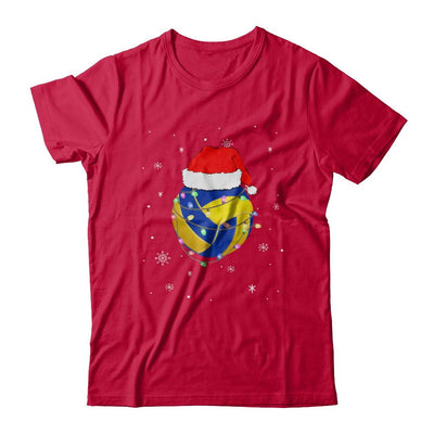 Santa Hat Volleyball Christmas Gifts-T-Shirt & Sweatshirt-Classic T-Shirt-Red