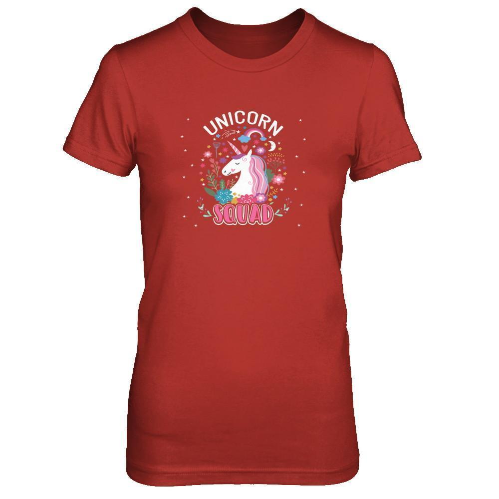 Unicorn Squad-T-Shirt & Tank Top-Women's T-Shirt-Red