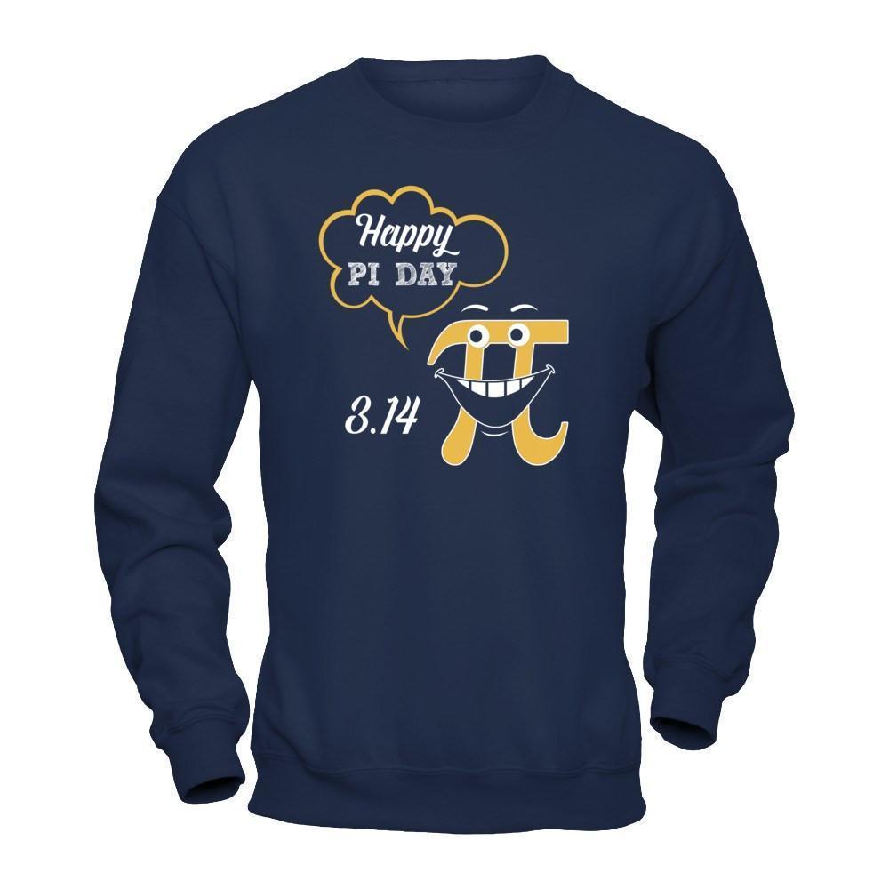 Happy Pi Day 2017 March 14Th-T-Shirt & Hoodie-Crewneck Sweatshirt-Navy