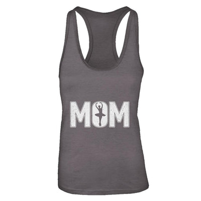 Dance Mom Ballet Mother's Day-T-Shirt & Tank Top-Women's Ideal Racerback Tank-Dark Grey