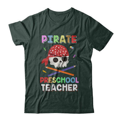 Pirate Preschool Teacher Costume Halloween-T-Shirt & Hoodie-Classic T-Shirt-Forest Green