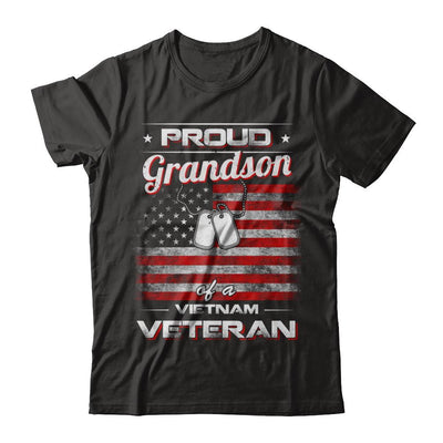 Proud Grandson Of A Viet Nam Veteran-T-Shirt & Hoodie-Classic T-Shirt-Black