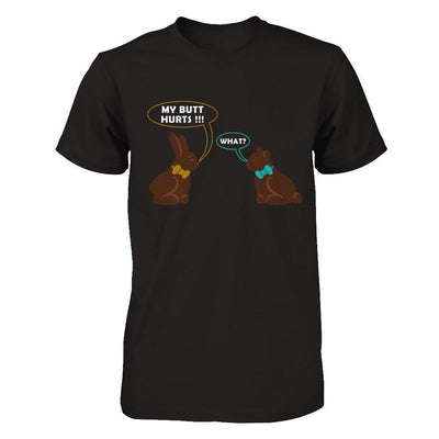 My Butt Hurts What Funny Easter Bunny-T-Shirt & Hoodie-Premium T-Shirt-Black