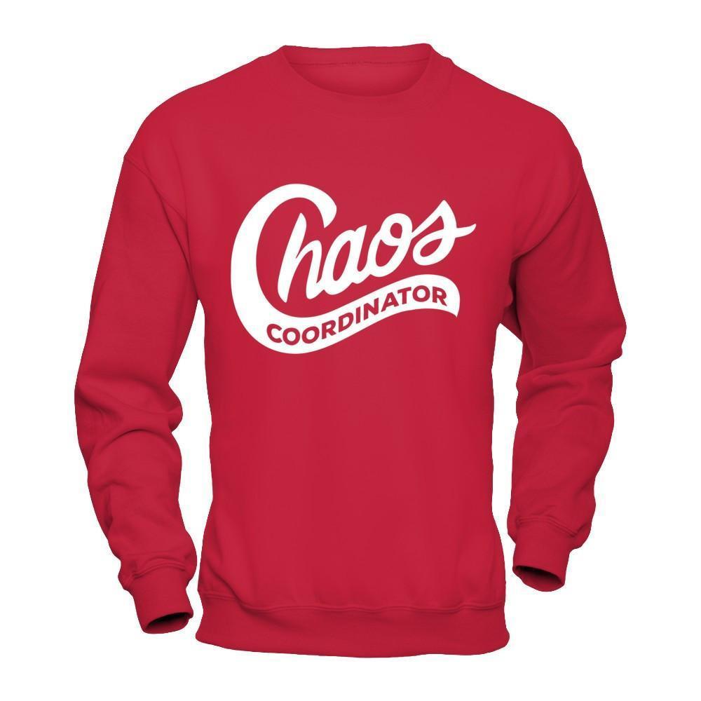 Chaos Coordinator-T-Shirt & Hoodie-Crewneck Sweatshirt-Red
