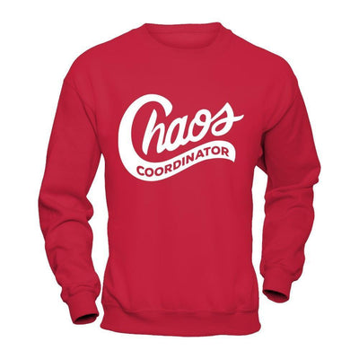 Chaos Coordinator-T-Shirt & Hoodie-Crewneck Sweatshirt-Red