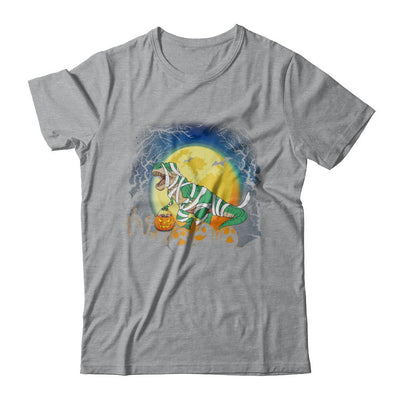 Halloween Pumpkin Dinosaur Gift For Kids Boys Girls-T-Shirt & Hoodie-Classic T-Shirt-Sport Grey