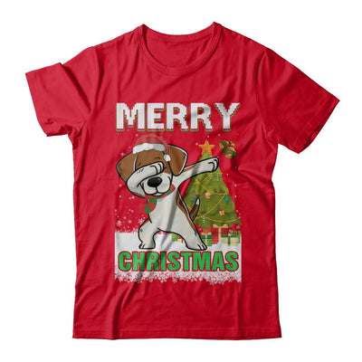 Cute Beagle Claus Merry Christmas Ugly Sweater-T-Shirt & Sweatshirt-Premium T-Shirt-Red
