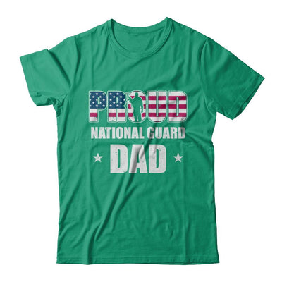 Proud National Guard Dad Veteran Fathers Day-T-Shirt & Hoodie-Classic T-Shirt-Kelly Green