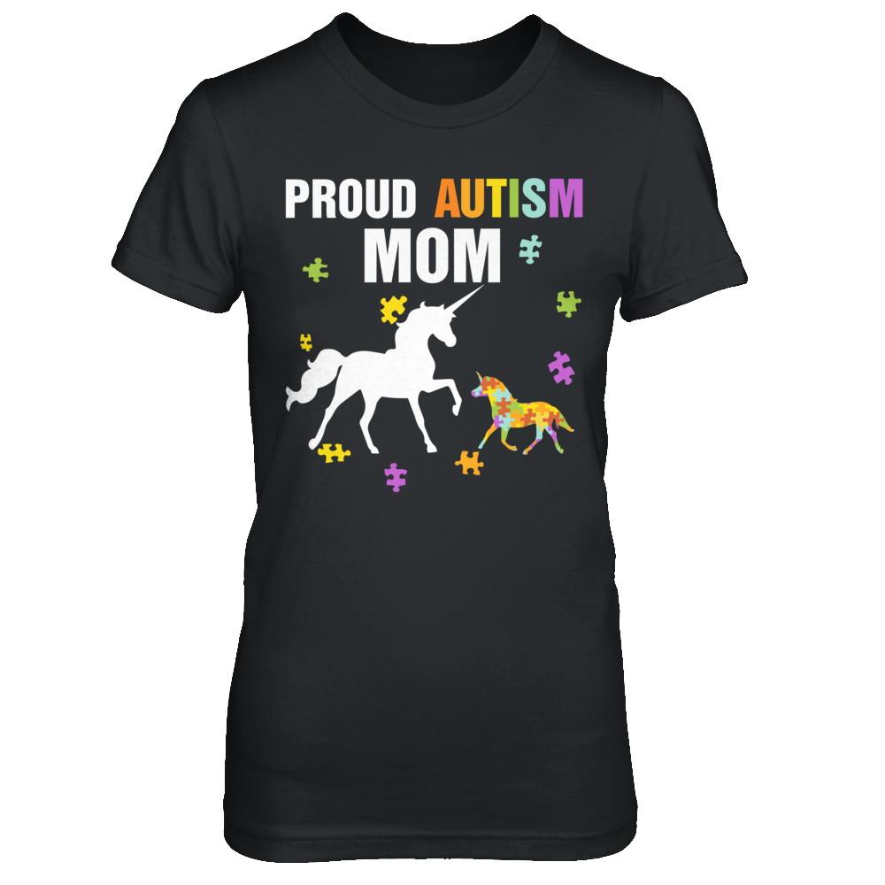 Proud Autism Mom Unicorn Autism Awareness