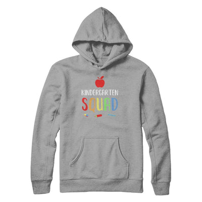 Kindergarten Squad Back To School Teacher Gift-T-Shirt & Hoodie-Pullover Hoodie-Light Steel