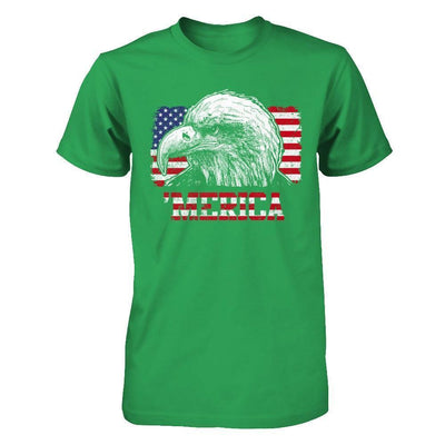 Usa Pride Merica Mullet Eagle 4Th Of July-T-Shirt & Hoodie-Premium T-Shirt-Kelly Green