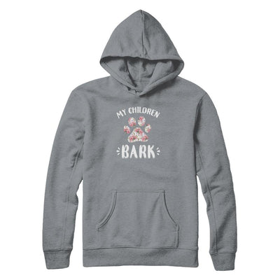 My Children Bark Dog Mom Mommy Mothers Day-T-Shirt & Tank Top-Pullover Hoodie-Light Steel