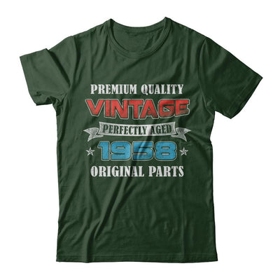 Vintage Premium Prefectly Aged 1958 63th Birthday Gift-T-Shirt & Hoodie-Classic T-Shirt-Forest Green