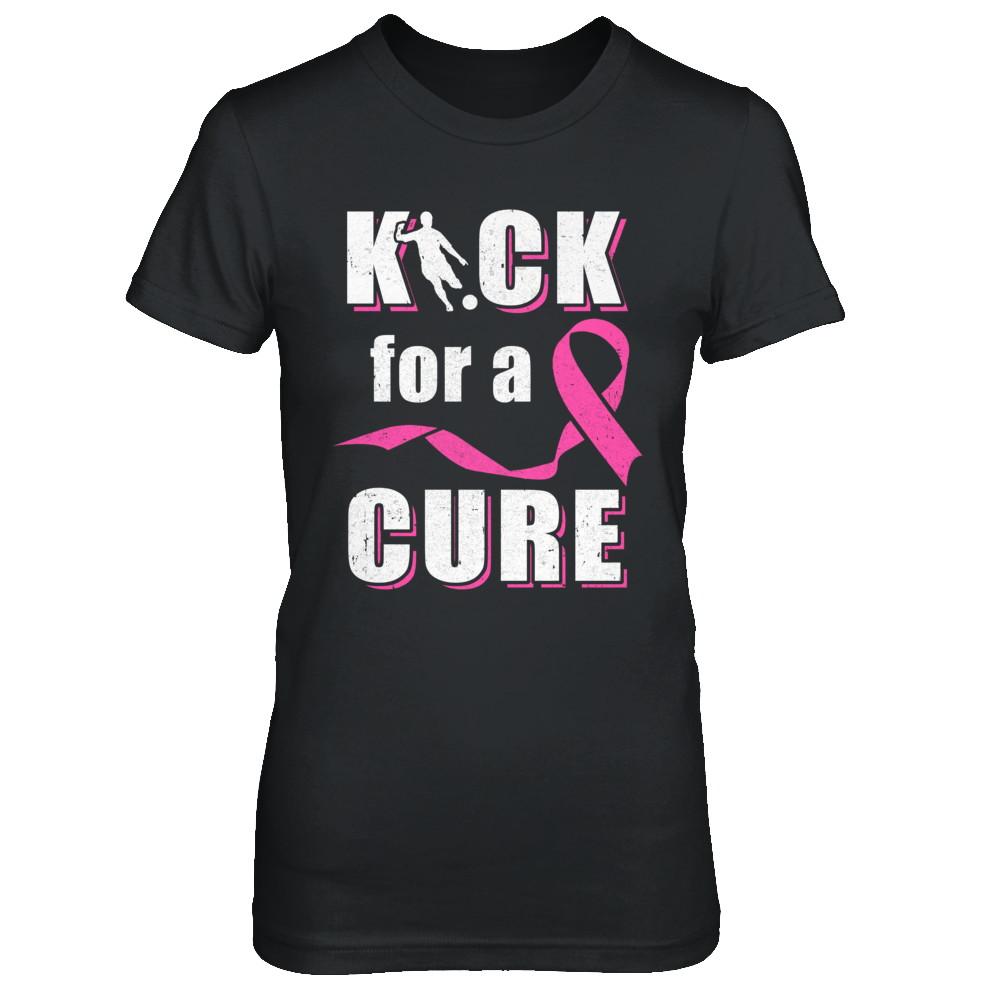 Kick For A Cure Soccer Pink Breast Cancer Awareness