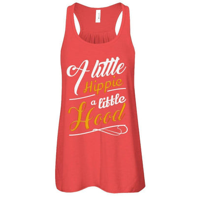 A Little A Little Hood-T-Shirt & Hoodie-Women's Flowy Racerback Tank-Red