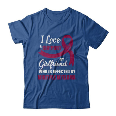 Multiple Myeloma Awareness Support Burgundy Girlfriend Boyfriend-T-Shirt & Hoodie-Classic T-Shirt-Royal