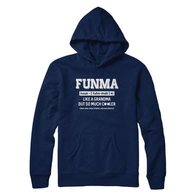 Funma Like A Grandma Only Cooler Mothers Day Gift-T-Shirt & Hoodie-Pullover Hoodie-Navy