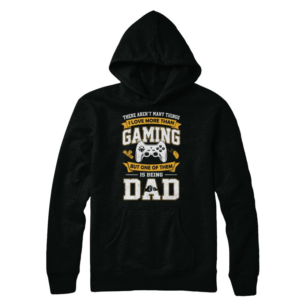 Video Game Gaming Dad Funny Fathers Day Gifts-T-Shirt & Hoodie-Pullover Hoodie-Black