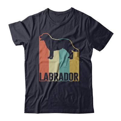 Classic Vintage Retro Style Labrador Dog-T-Shirt & Hoodie-Premium T-Shirt-Midnight Navy