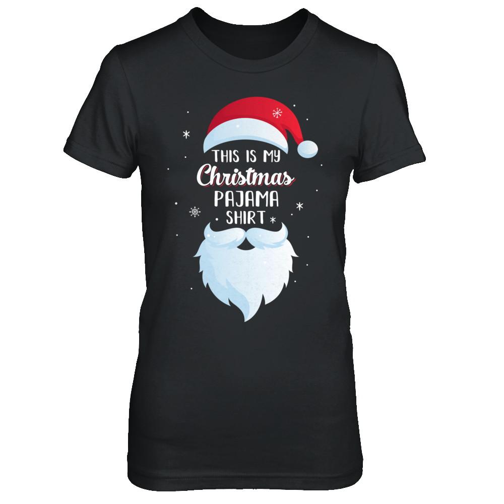 This Is My Christmas Pajama-T-Shirt & Sweatshirt-Women's T-Shirt-Black
