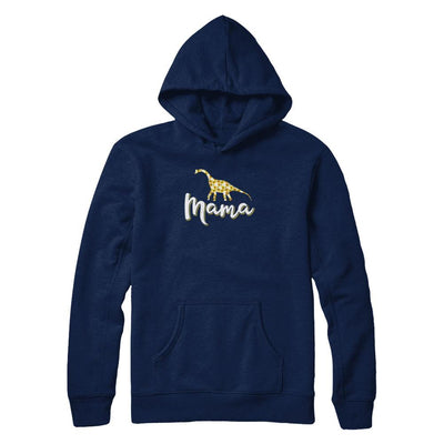 Sunflower Mama Saurus Dinosaur Mothers Day Gift-T-Shirt & Tank Top-Pullover Hoodie-Navy