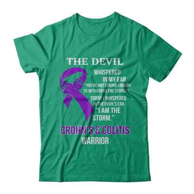 I Am The Storm Support Crohn's Colitis Awareness Warrior Gift-T-Shirt & Hoodie-Classic T-Shirt-Kelly Green