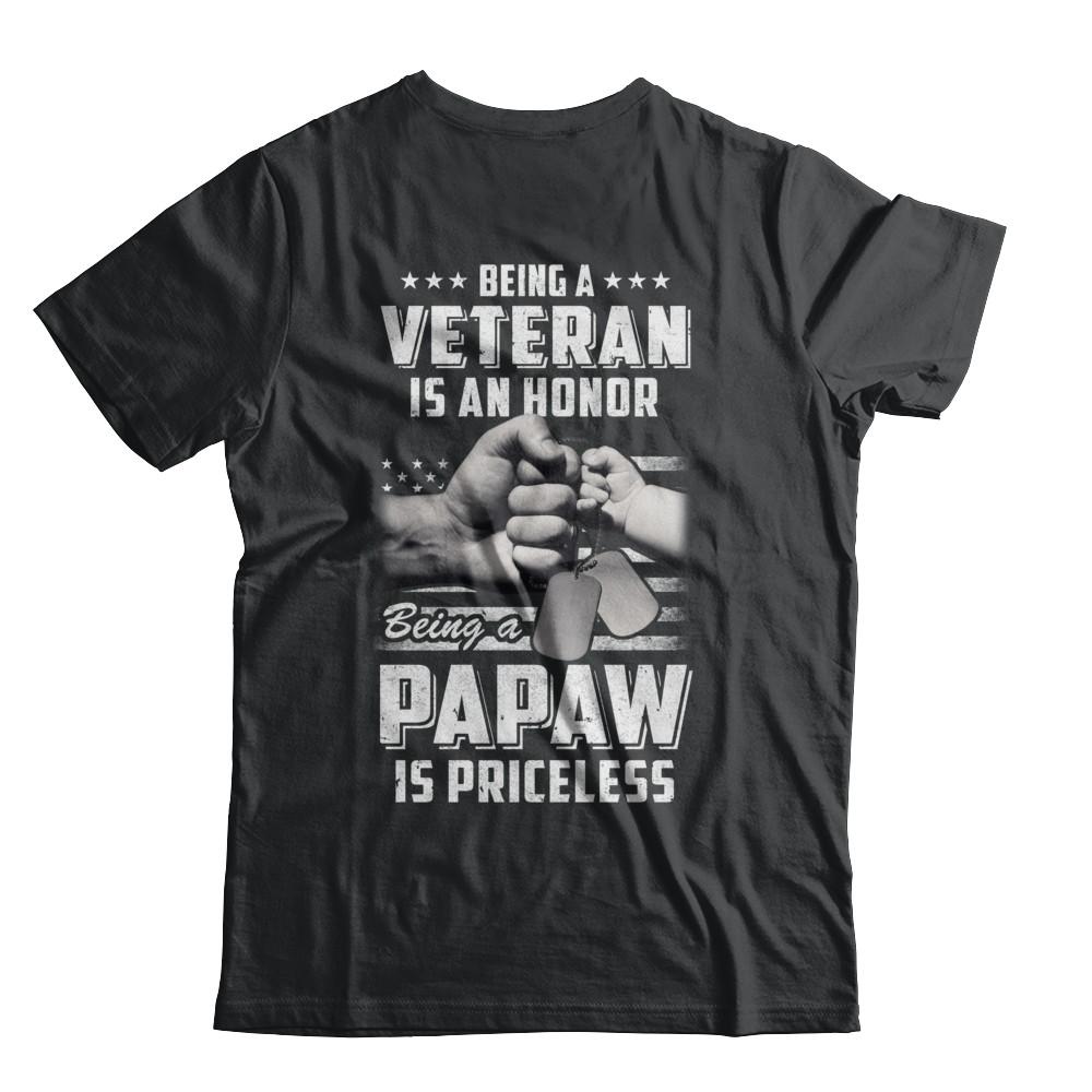 Being A Veteran Is An Honor Being A PaPaw Is Priceless