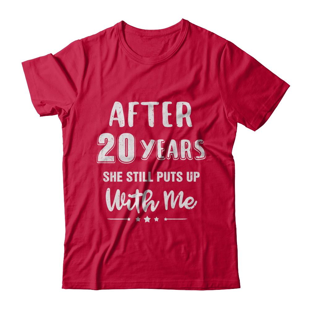 20Th Wedding Anniversary Funny Husband Gift-T-Shirt & Hoodie-Classic T-Shirt-Red