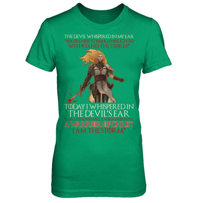 I Am A Child Of God A Woman Of Faith Warrior Of Christ-T-Shirt & Hoodie-Women's T-Shirt-Irish Green