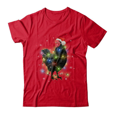 Funny Chickmas Lights Chicken Lights-T-Shirt & Sweatshirt-Premium T-Shirt-Red