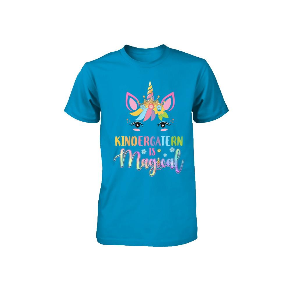 Kindergarten Grade Is Magical Unicorn Back To School Youth-Youth Shirt-