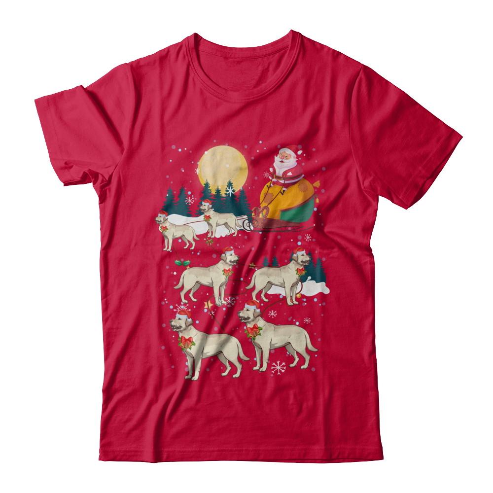 Dog Reindeer Labrador Christmas Gift-T-Shirt & Sweatshirt-Classic T-Shirt-Red