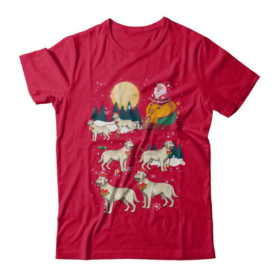 Dog Reindeer Labrador Christmas Gift-T-Shirt & Sweatshirt-Classic T-Shirt-Red