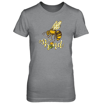 Sunflower Kindness Bee Kind Teacher-T-Shirt & Tank Top-Women's T-Shirt-Sport Grey