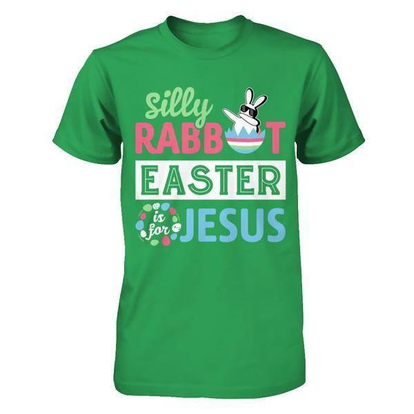Dabbing Silly Rabbit Easter Is For Jesus-T-Shirt & Hoodie-Premium T-Shirt-Kelly Green