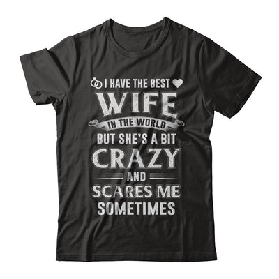 I Have The Best Wife In The World Husband-T-Shirt & Hoodie-Classic T-Shirt-Black