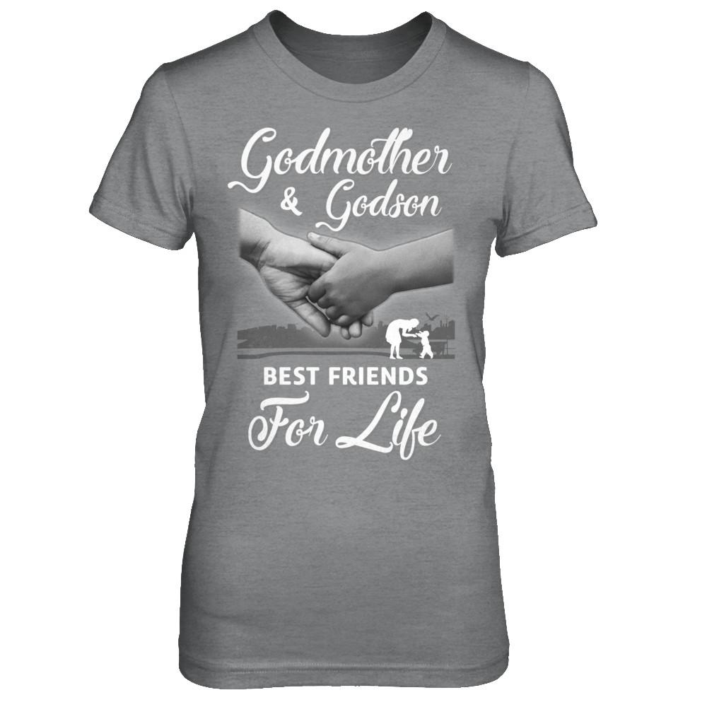 God-Mother God-Son Best Friends For Life Mothers Day-T-Shirt & Hoodie-Women's T-Shirt-Sport Grey