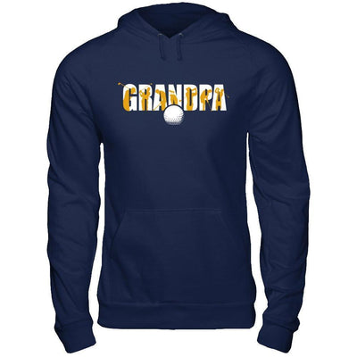 Golf Grandpa Father's Day-T-Shirt & Hoodie-Pullover Hoodie-Navy