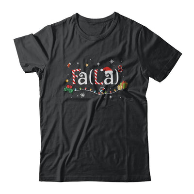 Cute Math Fa La Funny Christmas-T-Shirt & Sweatshirt-Classic T-Shirt-Black