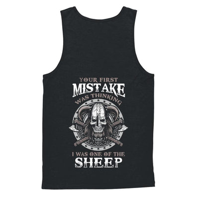 Your First Mistake Was Thinking Valhalla Viking-T-Shirt & Hoodie-Unisex Tank-Black