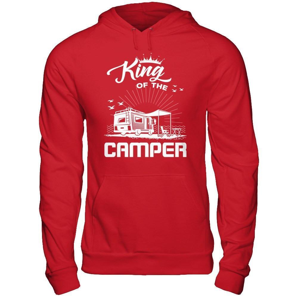 King Of The Camper-T-Shirt & Hoodie-Pullover Hoodie-Red